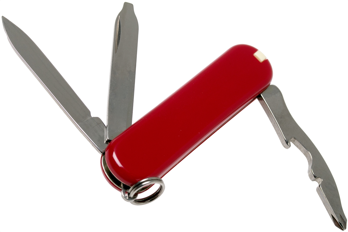 VRAI COUTEAU SUISSE VICTORINOX RALLY 9 OUTILS ROUGE NEUF PRO//FRANCAIS 0.6163