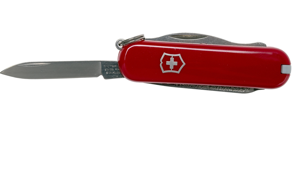 VRAI COUTEAU SUISSE VICTORINOX RALLY 9 OUTILS ROUGE NEUF PRO//FRANCAIS 0.6163