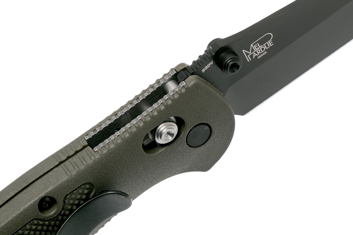 Benchmade Mini Griptilian 556bkod S30v Pocket Knife Mel Pardue Design Advantageously Shopping At Knivesandtools Co Uk