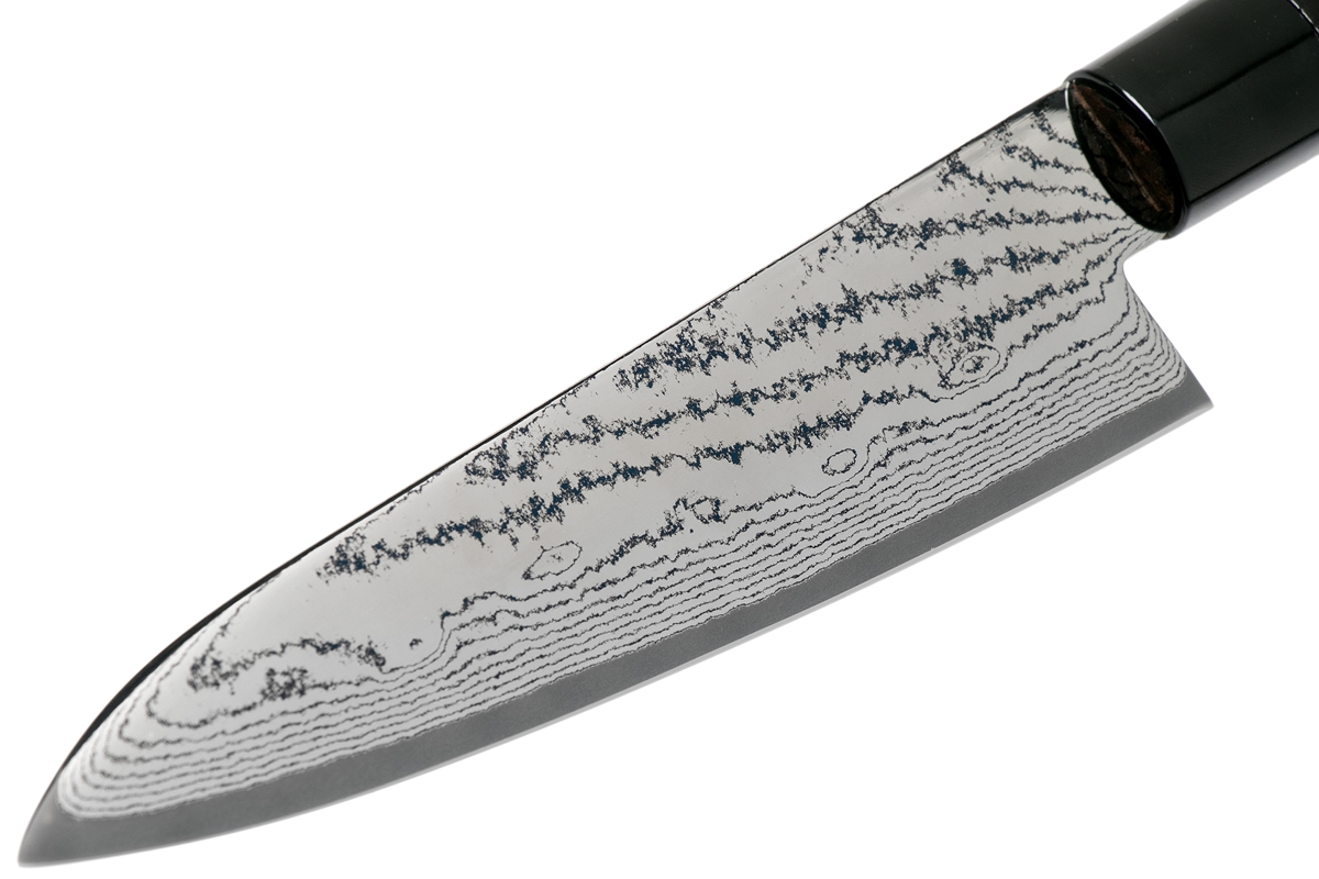 Tojiro Sippu Black Damast Kochmesser 18 cm, FD 1593 Tojiro Sippu Black Damast Kochmesser 18 cm, FD 1593