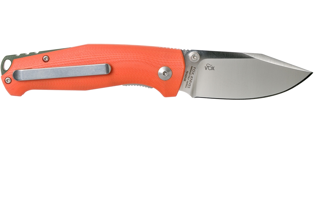 Fox Tur Fx 523or Orange Pocket Knife Jesper Voxnaes Design