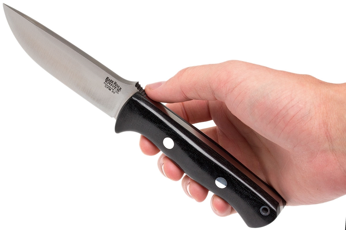 Bark River Bravo 1 Cpm 3v Black Canvas Micarta Brown Sheath Advantageously Shopping At Knivesandtools Co Uk