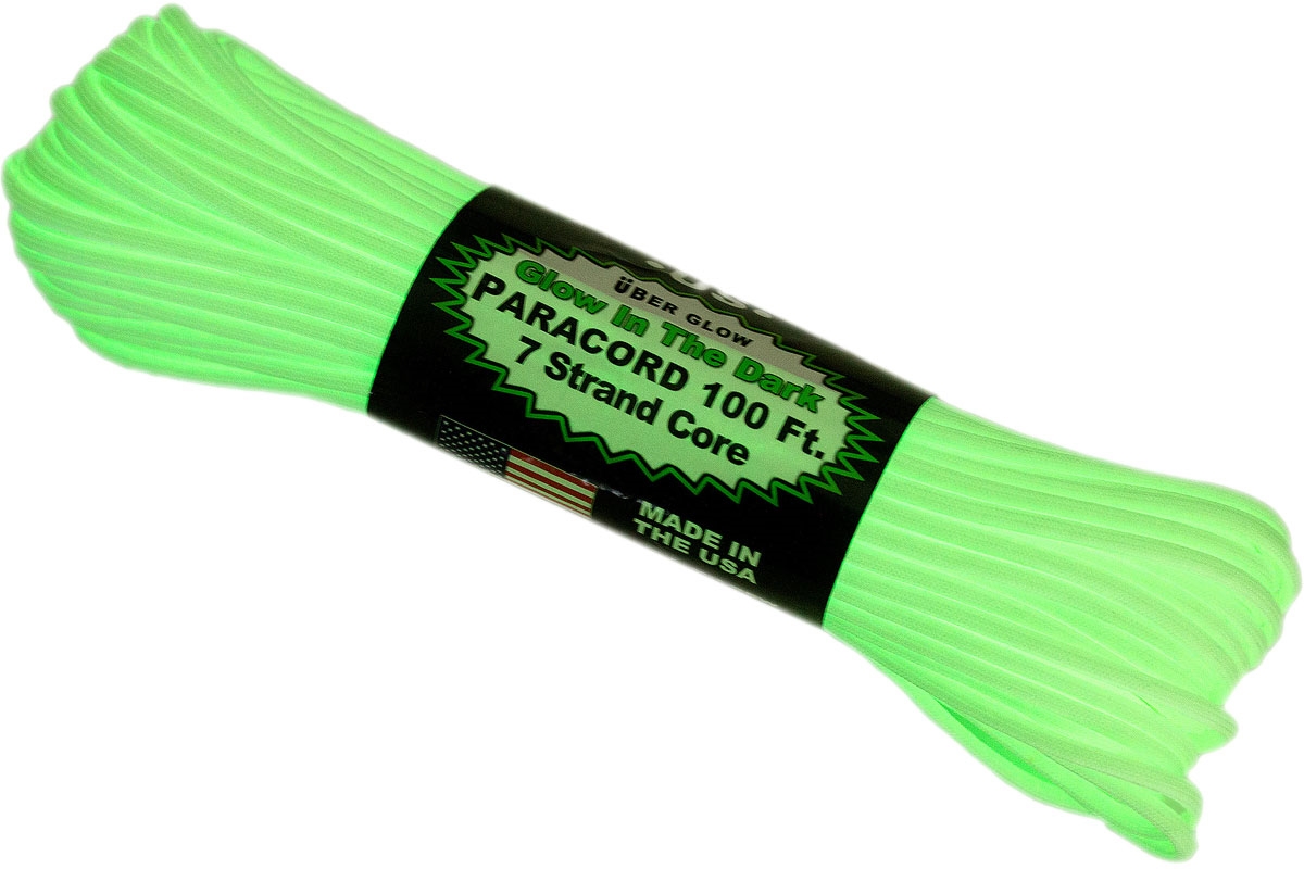 350 Paracord Type Iii Colour Glow In The Dark 100ft 30 48 M Advantageously Shopping At Knivesandtools Co Uk