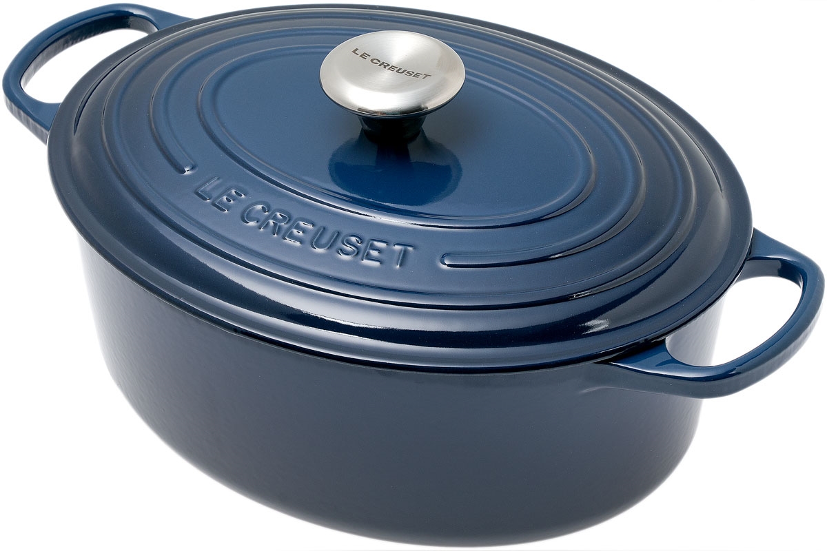 Midnight Blue Le Creuset Classic Cast Iron Oval Casserole 29 Cm Cookware Home Kitchen Tennesseegreenac Com