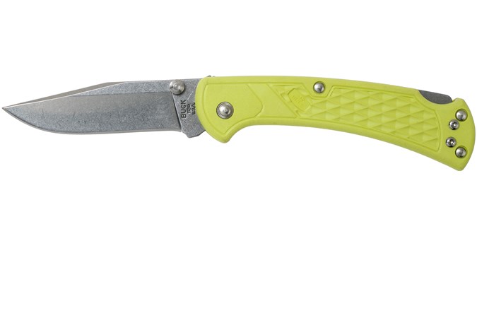 Buck 112 Ranger Slim Knife Select Green 0112GRS1 couteau ...