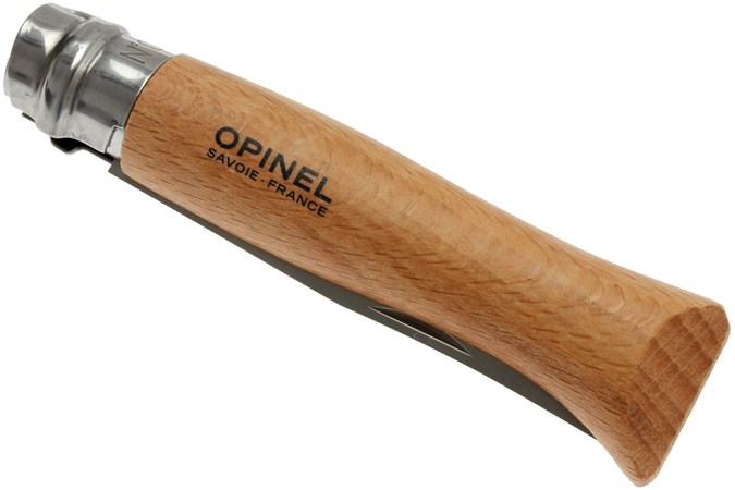 Opinel pocket knife No. 09, stainless steel, 9 cm | Advantageously