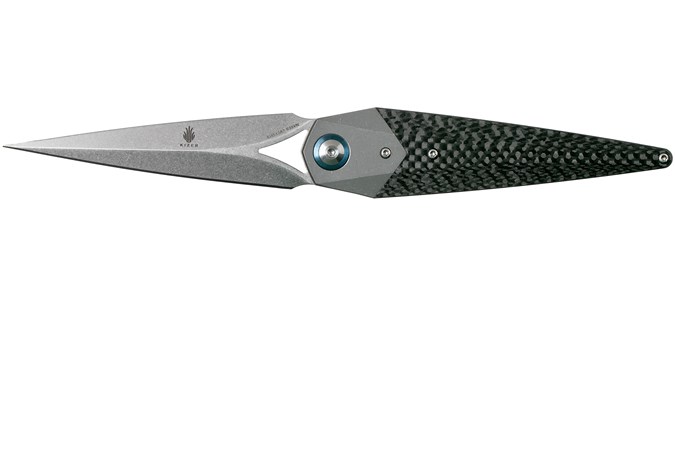  Kizer Söze carbonfiber Ki4513A2 couteau de poche, Elijah Isham design
