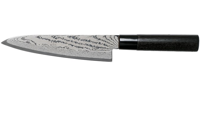 Tojiro Sippu Black Damast Kochmesser 18 cm, FD 1593 Tojiro Sippu Black Damast Kochmesser 18 cm, FD 1593