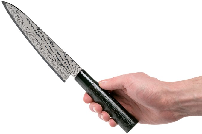 Tojiro Sippu Black Damast Kochmesser 18 cm, FD 1593 Tojiro Sippu Black Damast Kochmesser 18 cm, FD 1593
