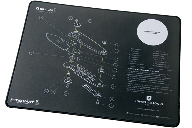 Knivesandtools Grailer 1 Tekmat Ultramat Knife Mat