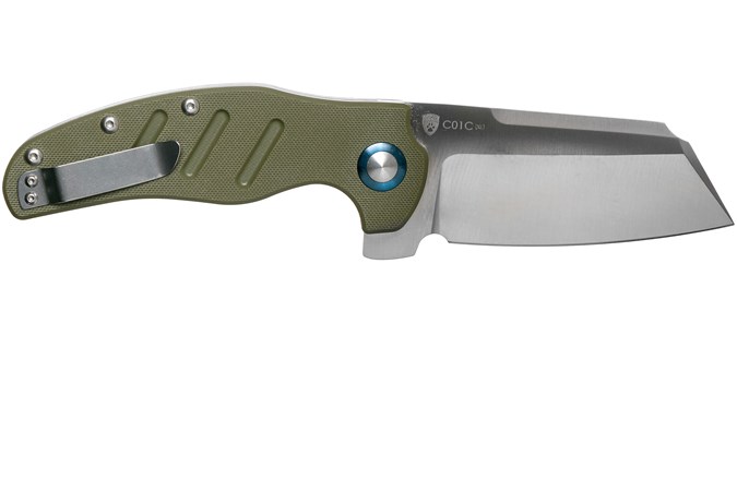 Kizer C01C Sheepdog XL OD Green V5488C2 pocket knife ...