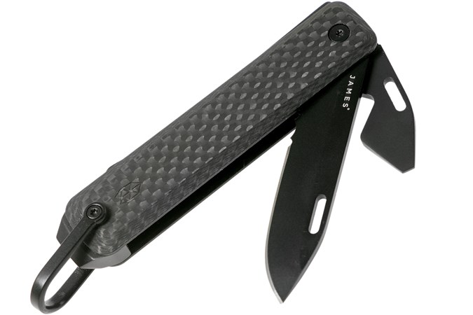 The James Brand Ellis Carbonfiber Black Limited Edition Taschenmesser Gunstiger Shoppen Bei Knivesandtools De