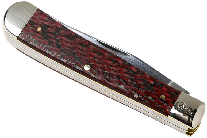 Case Trapper Red & Black Carbon Fibre, 25925, 10254 CV pocket knife ...