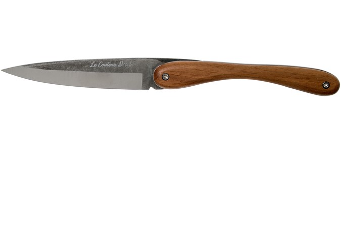 Laguiole En Aubrac Couteau D Ici L0511nou Lnrb1 Walnut Carbon Pocket Knife Advantageously Shopping At Knivesandtools Co Uk