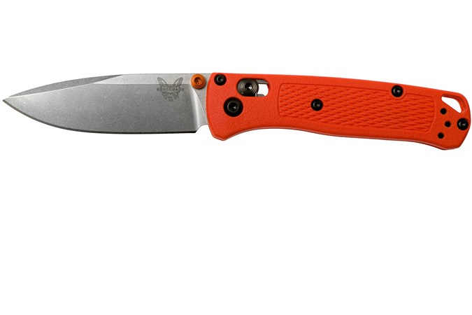 Benchmade Mini Bugout 533 Orange pocket knife | Advantageously shopping ...