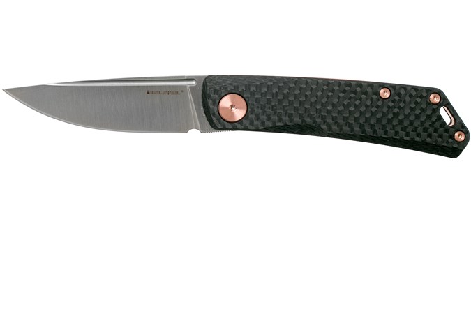 Real Steel Luna Premium Carbon fibre 7005 slipjoint pocket ...