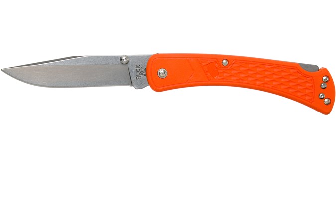 Buck 110 Slim Knife Select Orange 0110ORS2 pocket knife ...