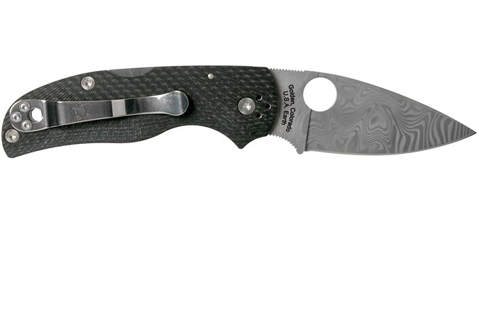 Spyderco Native 5 40th Anniversary Damascus C41CF40TH Limited Edition ...