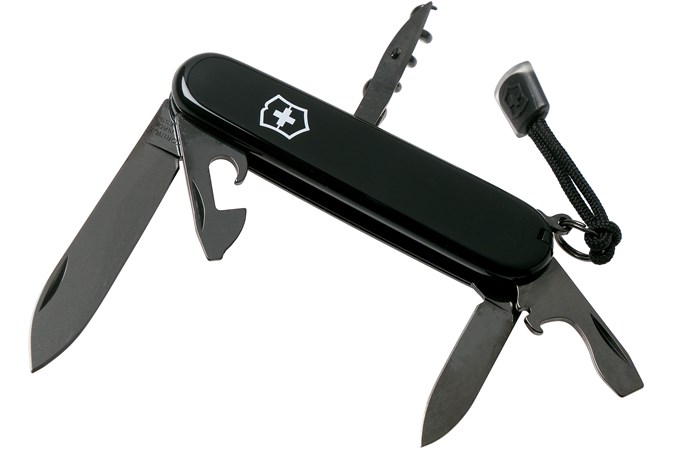 Victorinox Spartan Onyx Black 1 3603 31p Swiss Pocket Knife Advantageously Shopping At Knivesandtools Com