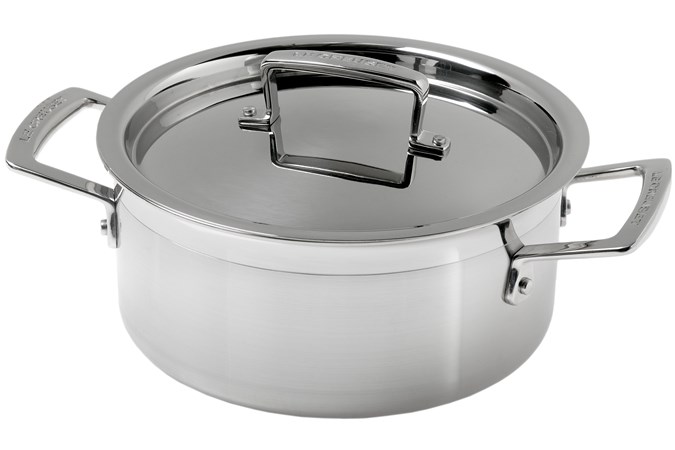 Le Creuset 3-ply cooking pot with lid 20 cm, 3L | Advantageously ...