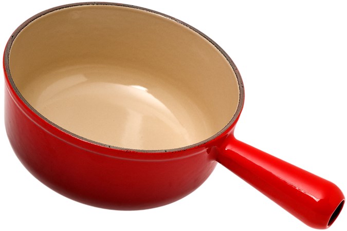 ancienne casserole marmitte Fonte Le Creuset Rouge 18 Cuisson Rétro Cuisine