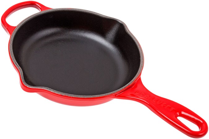 Le Creuset Cast Iron Sauce Pan Skillet 16 Cm Round Red Le Creuset Cast Iron Sauce Pan Skillet 16 Cm Round Red