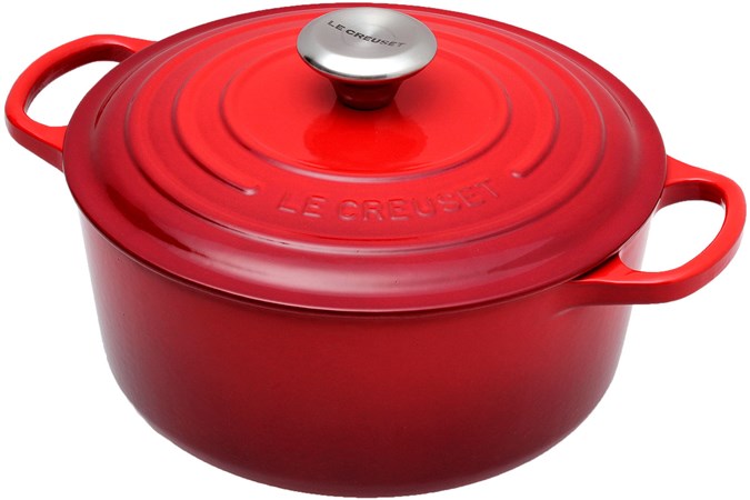 Le Creuset Braadpan Cocotte 24cm 4 2l Rood Voordelig Kopen Bij Knivesandtools Nl