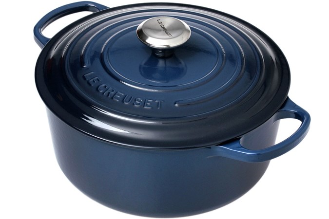 Le Creuset Braadpan Cocotte 26cm 5 3l Blauw Voordelig Kopen Bij Knivesandtools Be