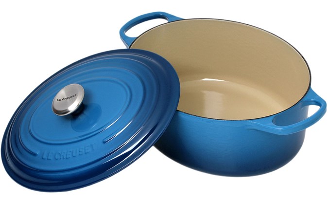 Le Creuset Cerole Cocotte Oval 31cm 6 3 L Blue Advantageously Le Creuset Cerole Cocotte Oval 31cm 6 3 L Blue