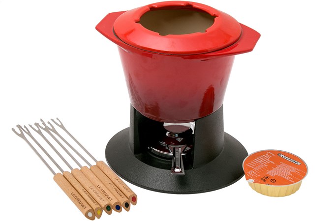 Assiette En Bois Vintage Le Creuset - Pour Service à Fondue Ou Caquelon - Occasion En Bon état