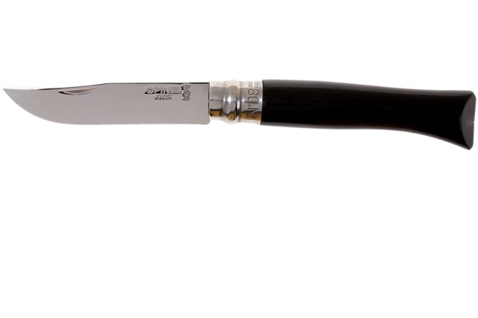 Opinel Pocket Knife No 8 Luxury Range Stainless Steel Buffalo Opinel Pocket Knife No 8 Luxury Range Stainless Steel Buffalo Horn Advantageously Ping At Knivesandtools Co Uk