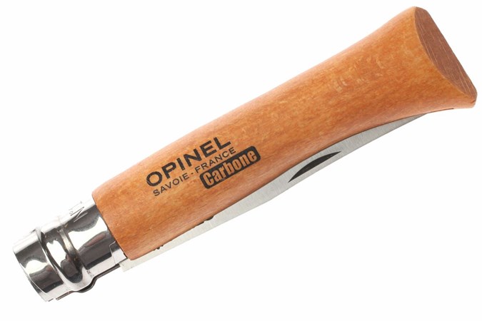 Opinel No. 10 pocket knife, carbon steel, blade length 10 cm ...
