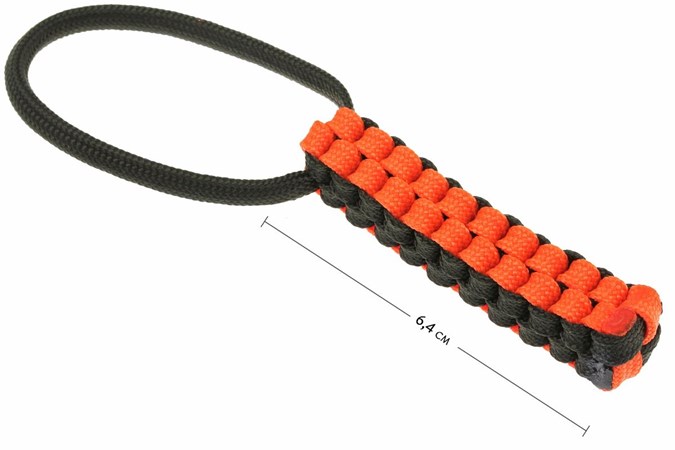 Paracordgirl Classic Box lanyard, OD green/neon orange | Advantageously ...