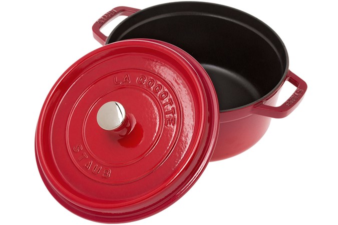 Staub casserole-cocotte 24 cm, 3,8 l red | Advantageously shopping at ...