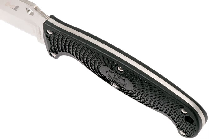 Spyderco Jumpmaster 2.0 H1 FB24SBK2 serrated, fixed knife ...