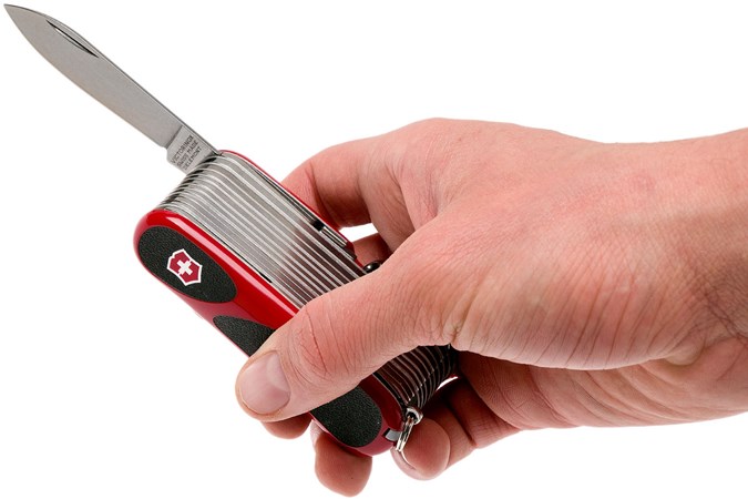 Victorinox EvoGrip S54, Swiss pocket knife, red/ black | Advantageously shopping at 