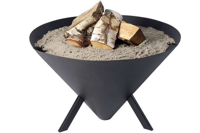 77 cm Bon-Fire Fire pit Cone, Danish Design, cone shaped ...