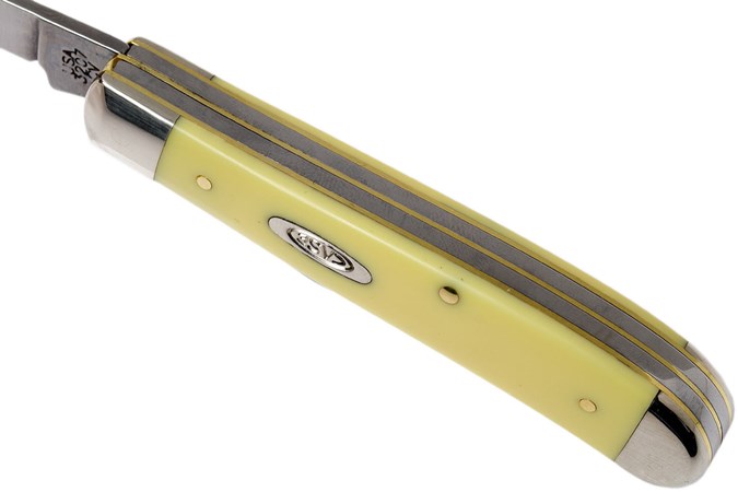 case mini trapper yellow synthetic  00029  3207 cv couteau