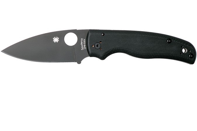 Spyderco Shaman C229GPBK pocket knife, Sal Glesser design ...