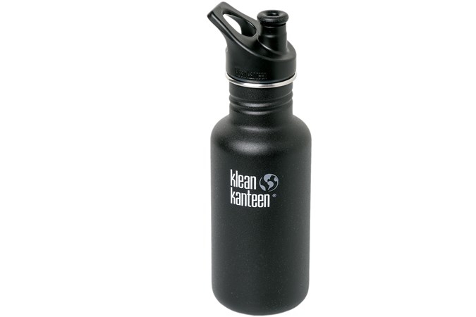 Klean Kanteen Classic Sport Cap 500 Ml Matt Black Advantageously Shopping At Knivesandtools Com