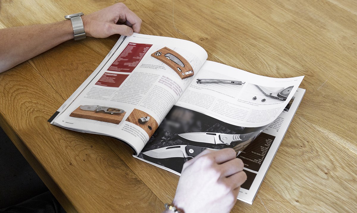 Grailer in Messer Magazin