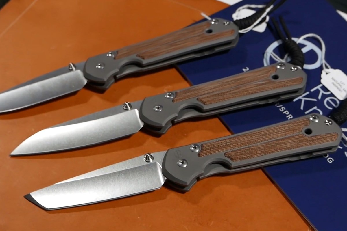 Chris Reeve Large Sebenza met natural micarta inlays