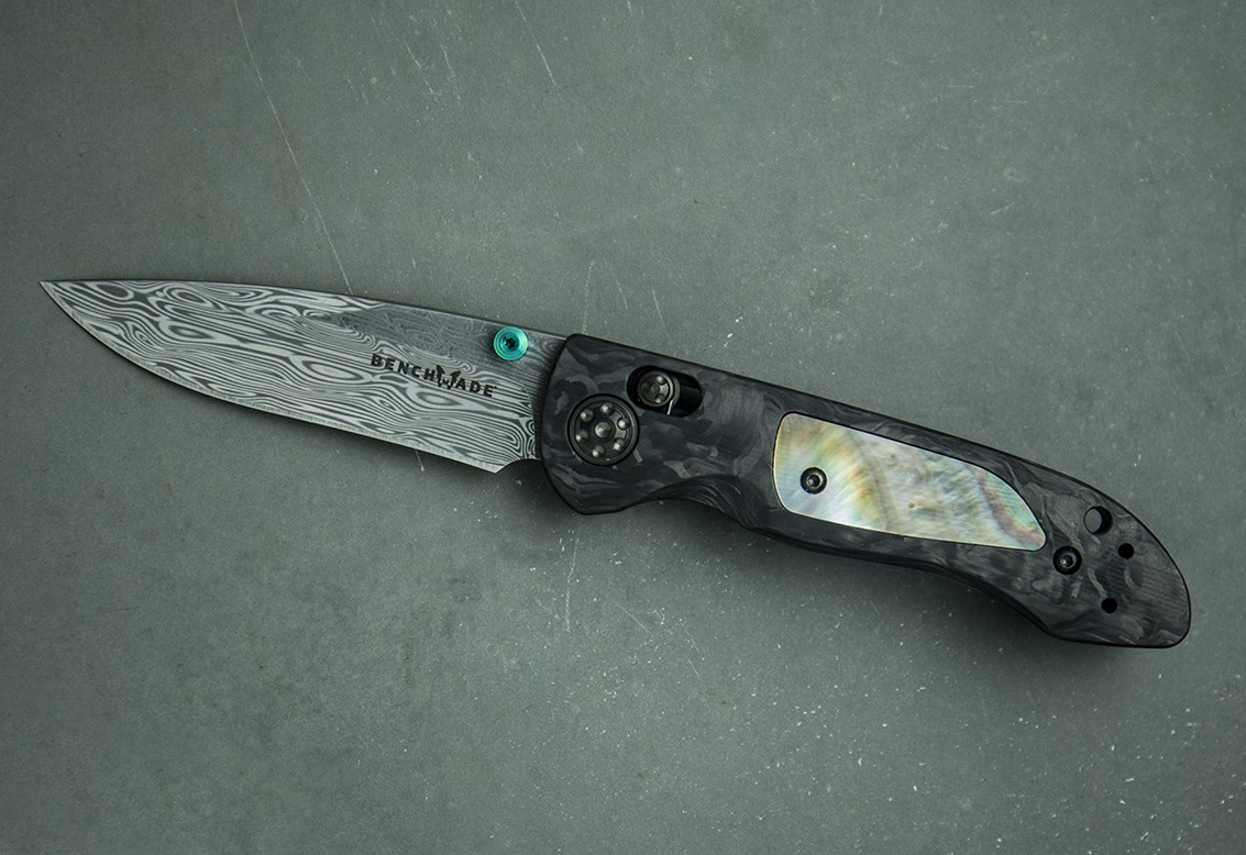 Benchmade Foray met Damasteel