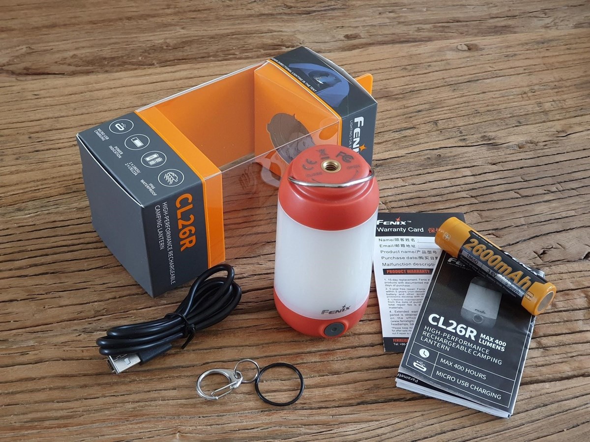 Fenix CL26R Campinglampe im Test bei Knivesandtools Fenix CL26R Campinglampe im Test bei Knivesandtools