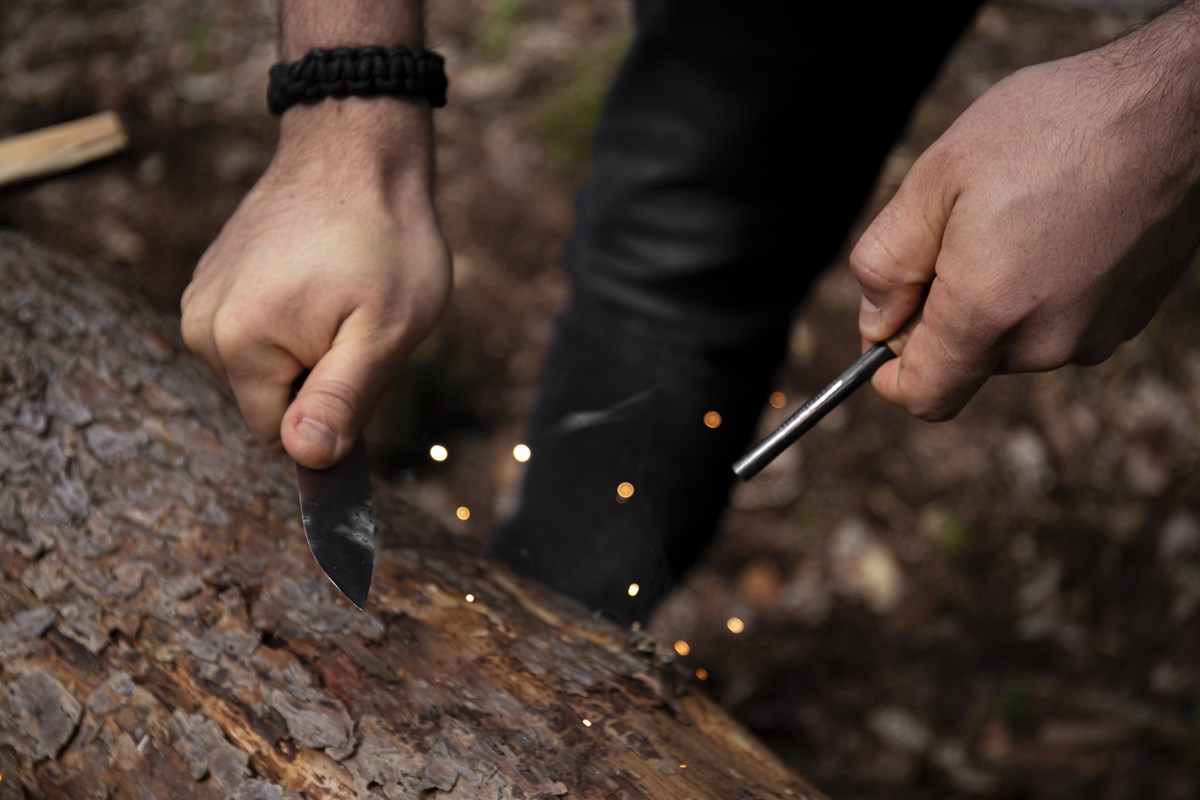 Real Steel Bushcraft Plus Convex - Image Firesteel