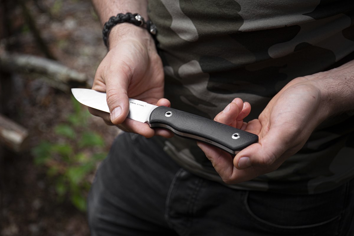 Real Steel Bushcraft Plus Convex - Image Handle