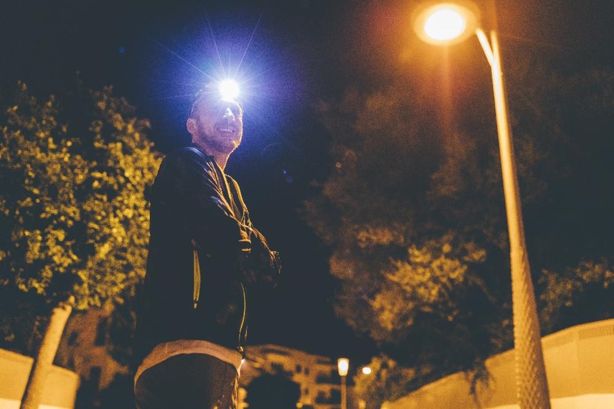 Hoofdlamp voor harlopen