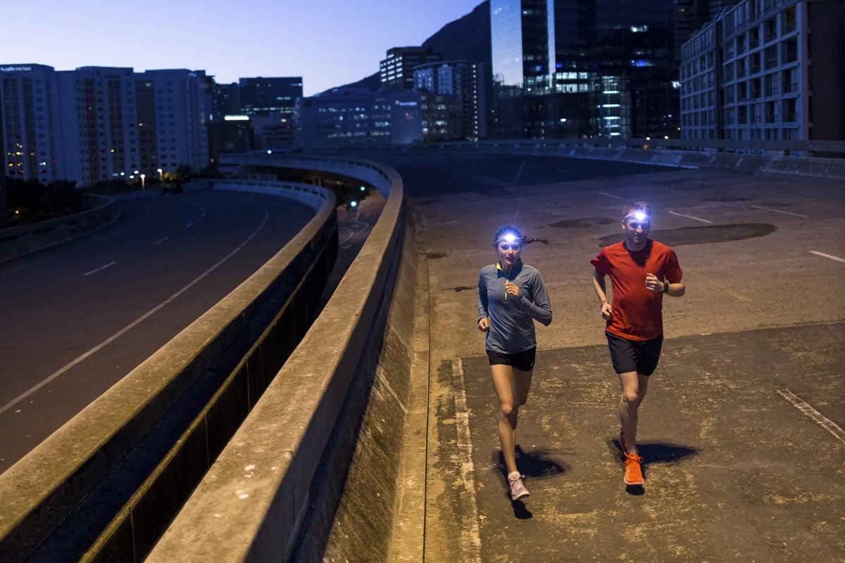 Hoofdlamp voor hardlopen